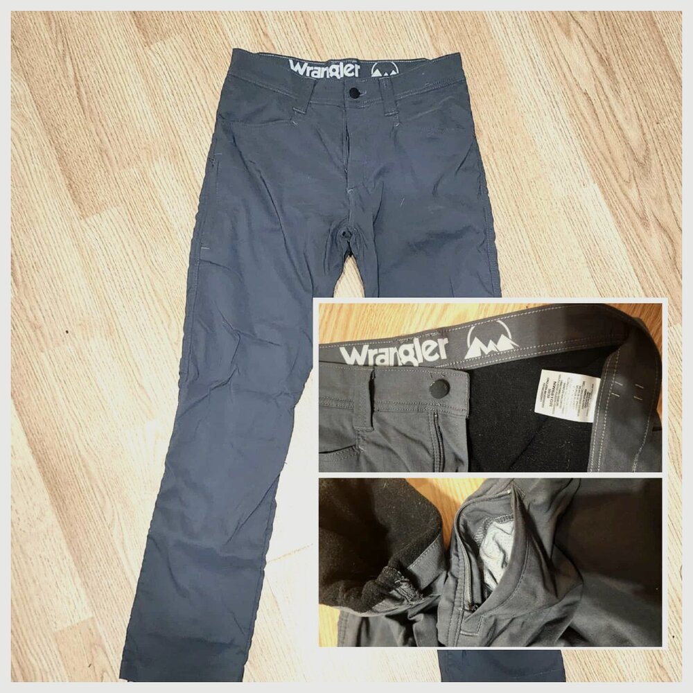 Wrangler Women’s Straight Leg Pants in Charcoal Gray